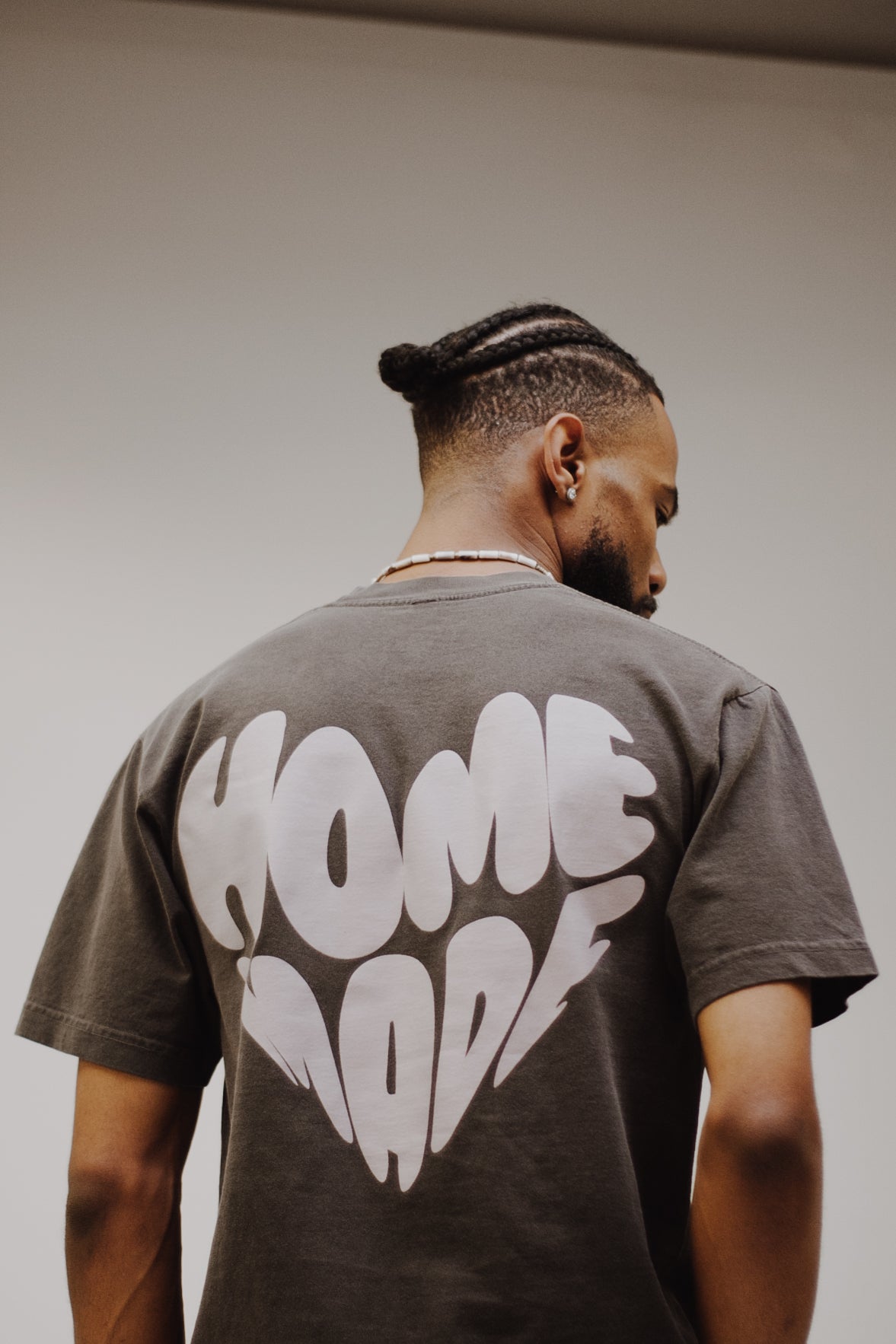 HomeMade "Heart" Tee in Vintage Black